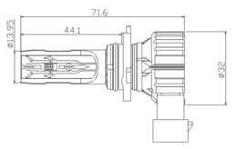 LED HB4 (9006) bílá, 9-18V, 4000LM