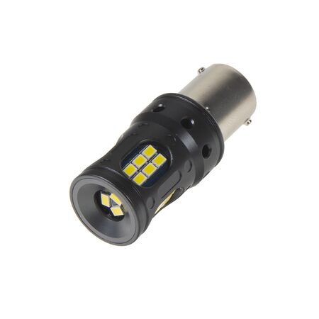 X LED BA15s bílá, CAN-Bus, 12-24V, 27LED/3020SMD