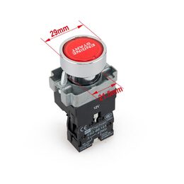 Tlačítko START, podsvícené, 12V