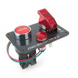 Panel s 1x spínačem, kontrolkou + tlačítko START, 12V