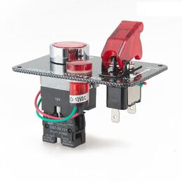 Panel s 1x spínačem, kontrolkou + tlačítko START, 12V