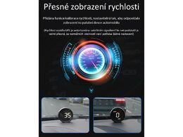 Palubní DISPLEJ s vysokou viditelností, GPS měřič rychlosti