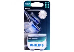 Autožárovky PHILIPS X-tremeVision Pro150 12V 5W W2,1x9,5d - 2ks