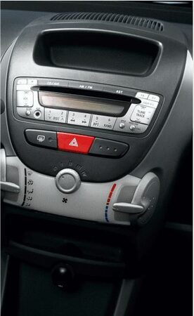 Redukce pro 10" autorádio PEUGEOT(107) 2005-2014/CITROEN C1 2005-2014/TOYOTA Aygo 2005-201