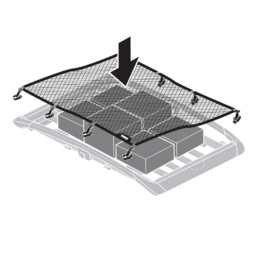 Zádržná síť Thule Trail LoadNet M