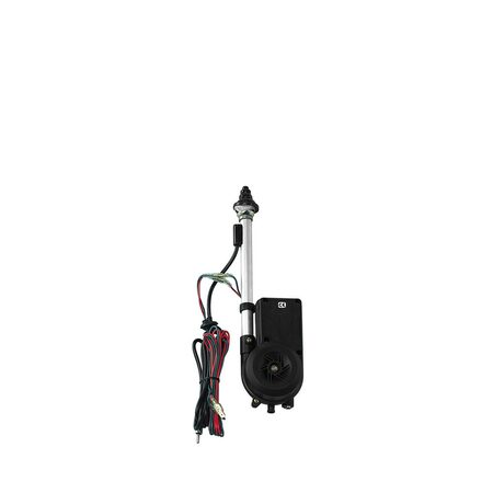 Automatická elektrická anténa LAMPA - černý prut