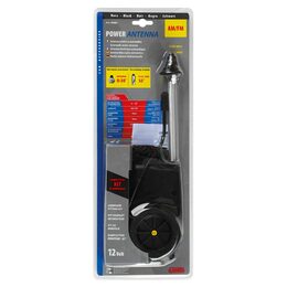 Automatická elektrická anténa LAMPA - černý prut