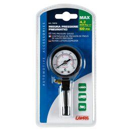 Pogumovaný pneuměřič LAMPA - 4,2 bar