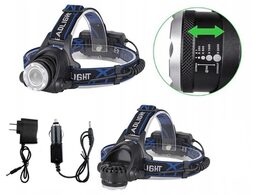 LED čelovka ADLIGHT ZOOM 800m nabíjecí 12-220V