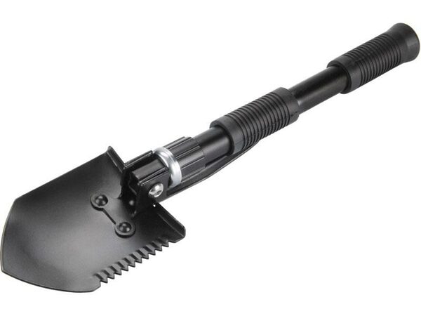 Lopatka kovová skládací s motyčkou na led a sníh 40 cm CARFACE