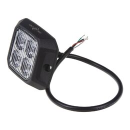 Predátor oranžový 4x1W, 12/24V, ECE R65