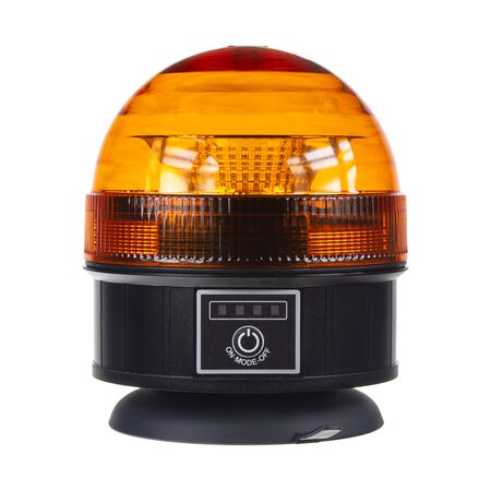 AKU LED maják, 30x1W oranžový, magnet