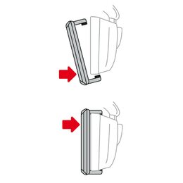 Zrcátko panoramatické širokoúhlé do auta  27 x 6,5 cm LAMPA