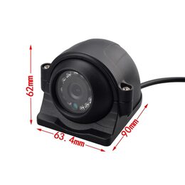 Couvací kamera Truck/bus - 4 pin HD, 12V s nočním viděním kulatá