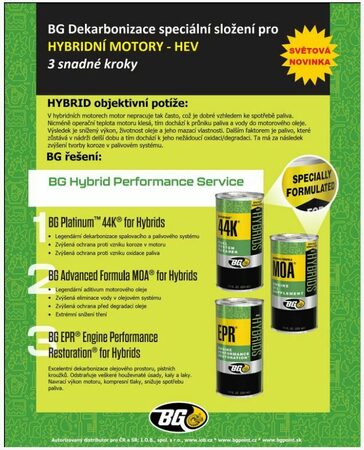 Dekarbonizace pro hybridní motory