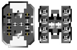 Konektor ISO Saab 900-9000