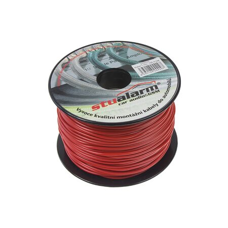 Kabel 1 mm, červený, 100 m bal