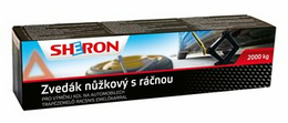 Zvedák nůžkový 2000kg s ráčnou