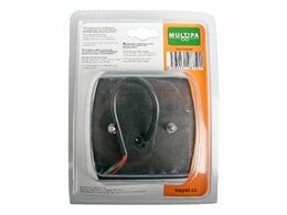 Sdružené světlo C LED - pravé s osvětlením SPZ 12 V, MULTIPA