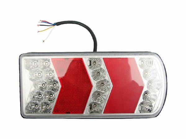 Sdružené světlo TRS006 levé, LED, s osvětlením SPZ, 12 / 24 V MULTIPA