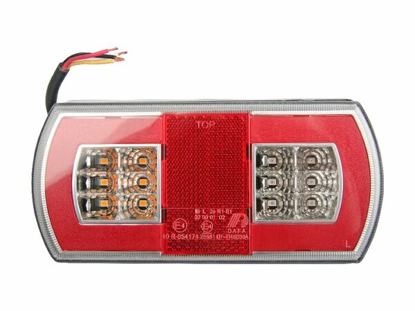 Sdružené světlo TRS030 levé, LED, s osvětlením SPZ, 12 V MULTIPA