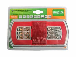 Sdružené světlo TRS030 levé, LED, s osvětlením SPZ, 12 V MULTIPA