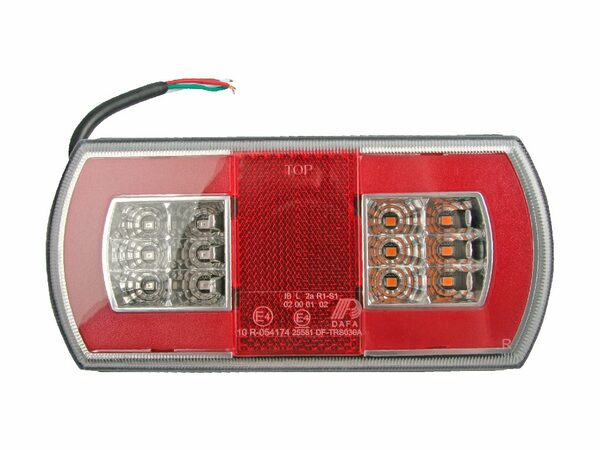 Sdružené světlo TRS030 pravé, LED, s osvětlením SPZ, 12 V MULTIPA