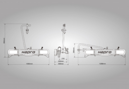 Nosič 1 jízdního kola na tažné zařízení Hapro Atlas Active 1