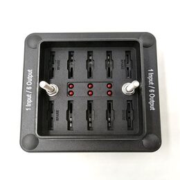 Sdružené pojistkové pouzdro 6-way, voděodolné