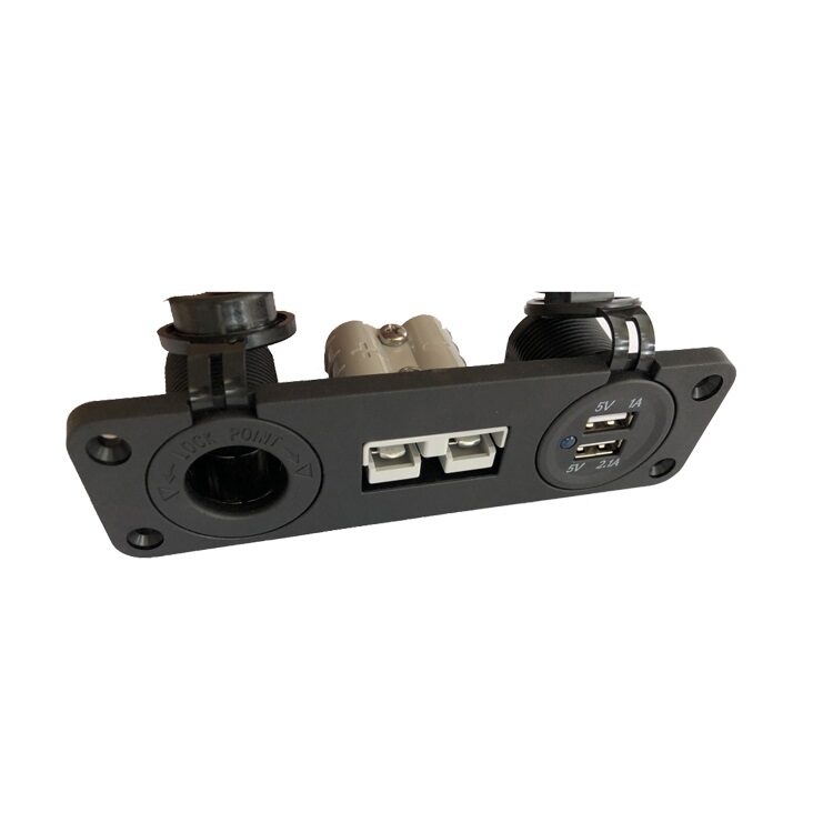 Dvojitá CL,2x USB + Anderson zásuvka 50A do panelu