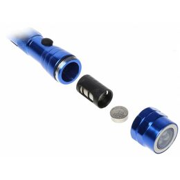 Teleskopická svítilna s magnetem - modrá