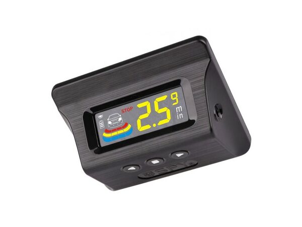 Parkovací systém bezdrátový s LCD, solární napájení, 4 senzory