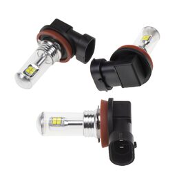 LED H8 bílá 12-24V, 8LED/5W