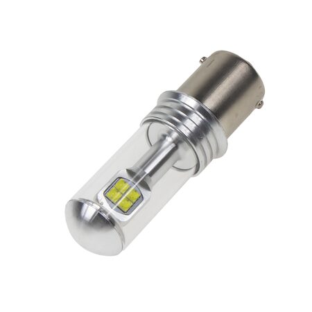 LED BA15S bílá 12-24V, 8LED/5W