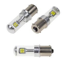 LED BA15S bílá 12-24V, 8LED/5W