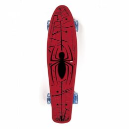 Skateboard plastový Spiderman červený