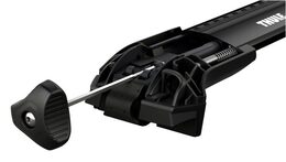 Střešní nosič THULE WingBar EDGE CADILLAC SRX r.v. 2005-2009 s podélníky (Černé tyče)