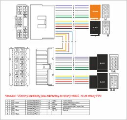 Kabeláž pro HF PARROT/OEM DAEWOO Lanos/Leganza/Nubira 1997-