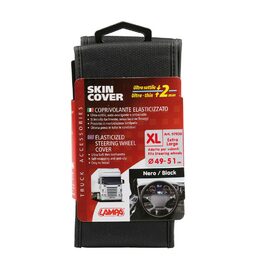 Potah volantu TRUCK Skeentex - černý XL 49-51cm