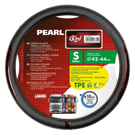 Potah volantu TRUCK Pearl Red Skeentex - S  42 - 44 cm