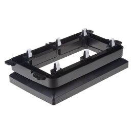Redukce pro 9" autorádio Škoda Octavia II, VW Touran, Golf5, Roomster (jen2DIN), Passat B7