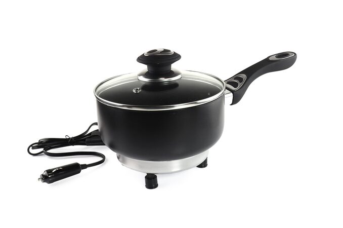 Elektrický hrnec s poklicí do auta 18cm x 8cm 250W 24V