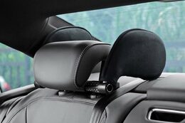 Sklopná opěrka hlavy do auta, černá