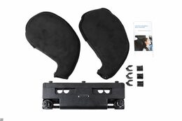 Sklopná opěrka hlavy do auta, černá