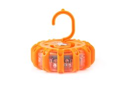 LED výstražné světlo 3 x AAA oranžové