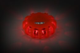 LED výstražné světlo 3 x AAA oranžové