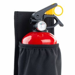 Držák hasícího přístroje 1 kg do auta na suchý zip