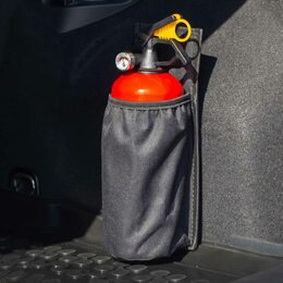 Držák hasícího přístroje 1 kg do auta na suchý zip