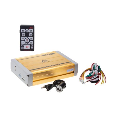 Profesionální výstražný systém s mikrofonem 400W, 12V