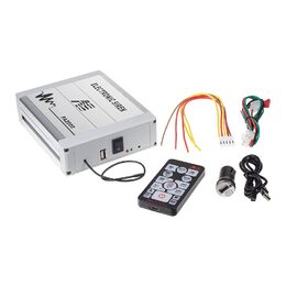 Profesionální výstražný systém s mikrofonem 200W